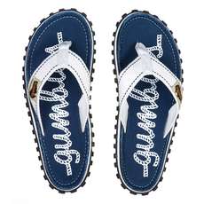 Gumbies Womens Islander Canvas Flip Flops - Rope