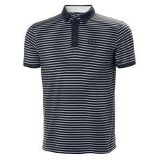 Helly Hansen Fjord Polo - Navy Stripes Helly Hansen Fjord Polo - Navy Stripes