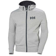Helly Hansen Hp Atlantic Fz Hoodie - Grau Mélange Helly Hansen Hp Atlantic Fz Hoodie - Grau Mélange