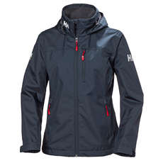 Helly Hansen Womens Crew Hooded Jacket - Navy Helly Hansen Womens Crew Hooded Jacket - Navy
