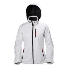 Helly Hansen Womens Crew Midlayer-Jacke Mit Kapuze - Weiß