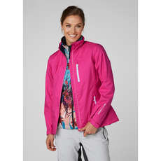 Helly Hansen Womens Crew Midlayer Jacket - Dragon Fruit