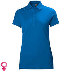 Helly Hansen Womens Crew Pique 2 Polo - Kornblume Helly Hansen Womens Crew Pique 2 Polo - Kornblume