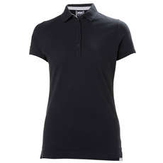 Helly Hansen Womens Crew Pique 2 Polo - Navy Helly Hansen Womens Crew Pique 2 Polo - Navy