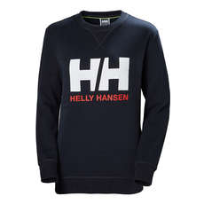 Helly Hansen Damen Hh Logo Crew Sweatshirt - Navy Helly Hansen Damen Hh Logo Crew Sweatshirt - Navy