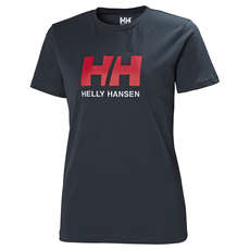 Helly Hansen Frauen Hh Logo T-Shirt - Navy Helly Hansen Frauen Hh Logo T-Shirt - Navy