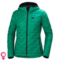 Helly Hansen Womens Lifaloft Isolationsjacke Mit Kapuze - P. Green Matte