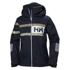 Helly Hansen Womens Salt Power Jacke - Graphitblau Helly Hansen Womens Salt Power Jacke - Graphitblau