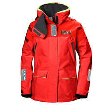 Helly Hansen Womens Skagen Offshore Jacket - Alert Red Helly Hansen Womens Skagen Offshore Jacket - Alert Red