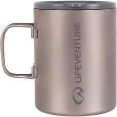 Lifeventure Titanisisierter Becher - Grau / Silber