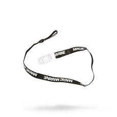 Magic Marine Cap Retainer Leash - Black