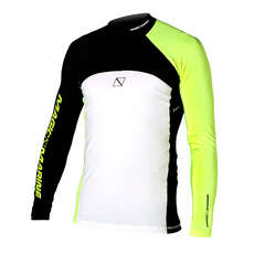Magic Marine Energy Long Sleeve Rash Vest - Flash Yellow