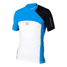 Magic Marine Energy Short Sleeve Rash Vest - Blue