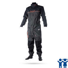 Magic Marine Junior Regatta Front-Zip Drysuit - Grey