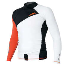 Magic Marine Long Sleeve Racing Overtop - White/Orange