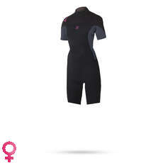 Magic Marine Frauen-Marken-3 / 2Mm Back-Zip Shorty Wetsuit - Schwarz Magic Marine Frauen-Marken-3 / 2Mm Back-Zip Shorty Wetsuit - Schwarz
