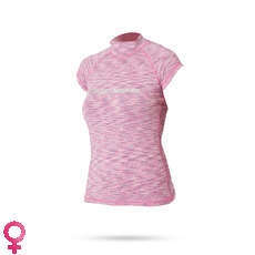 Magic Marine Damen Cube Short Sleeve Rashvest - Pink Magic Marine Damen Cube Short Sleeve Rashvest - Pink
