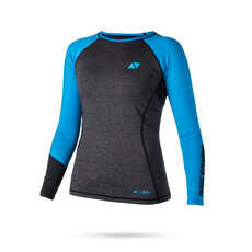 Magic Marine Womens Energy Long Sleeve Rashvest  - Blue