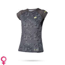 Magic Marine Damen Energie Short Sleeve Rashvest - Grau Magic Marine Damen Energie Short Sleeve Rashvest - Grau