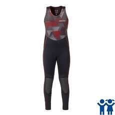 Musto Junior Long John Neoprenanzug - Schwarz / Feuer-Orangen- Musto Junior Long John Neoprenanzug - Schwarz / Feuer-Orangen-