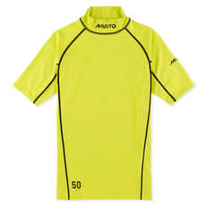 Musto Sunblock Short Sleeve Rash Guard - Sulphur Spring Musto Sunblock Short Sleeve Rash Guard - Sulphur Spring