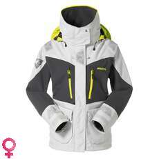 Musto Womens Br2 Offshore Jacke - Platinum / Dunkelgrau Musto Womens Br2 Offshore Jacke - Platinum / Dunkelgrau