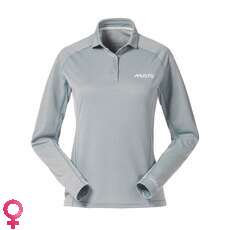 Musto Para Mujer De Manga Larga Esencial Uv De Secado Rápido Polo - Azul Gris