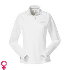 Musto Womens Esencial De Manga Larga Uv De Secado Rápido Polo - Blanco