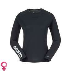 Musto Womens Essential UV Fast Dry Long Sleeve T-Shirt - Black