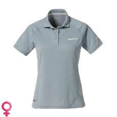Musto Womens Uv Esencial De Secado Rápido Polo - Azul Gris