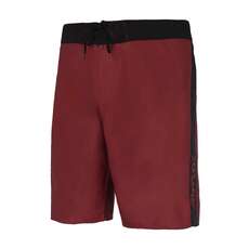 Mystic Brand Solid Boardshort - Rosso Scuro