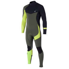 Mystic Crossfire 5/4 Backzip Kitesurfing Wetsuit 2014 - Army