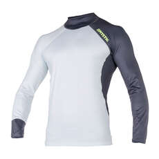 Mystic Crossfire Longsleeve Rash Vest - Grigio