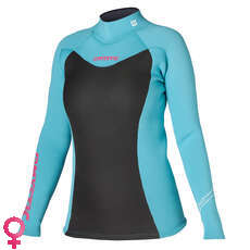 Mystic Womens Diva 2mm Long Sleeves Vest - Mint