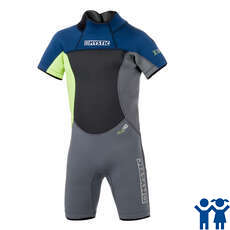 Combinaison Shorty Mystical Junior Star 3 / 2Mm À Zip Arrière Pour Blackjack - Marine