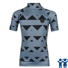 Mystic Kids Star Manica Corta Rashvest - Peltro