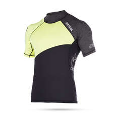 Mystic Kitesurf Crossfire Short Sleeve Rash Vest - Lime
