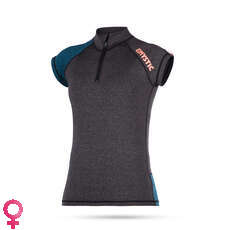 Manica Corta Mystic Donna Diva Rash Vest - Teal