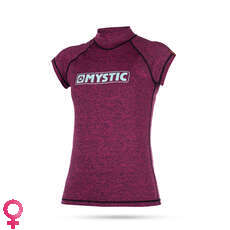 Manica Corta Mystic Womens Stella Rash Vest - Rosa