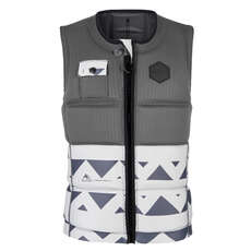 Mystic Magician Front-Zip Impact Vest - Gris