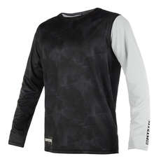 Top Mystic Majestic A Maniche Lunghe Quickdry - Nero
