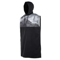 Mystic Len10 Quickdry Poncho  - Schwarz / Weiß