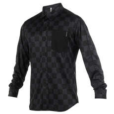 Mystic Shred Blouse A Maniche Lunghe Quickdry Top - Nero