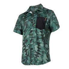 Mystic Shred Blouse Shortsleeve Quickdry - Verde Allover