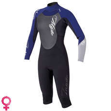 Mystic Womens Star 4/3 GBS Kitesurfing Shortleg Longarm 2014 - BLK/PUR