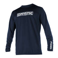Top Quickdry A Manica Lunga Mystic Star - Blu Scuro