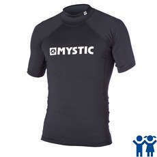 Mystic Stella Junior Short Sleeve Rashvest - Nero