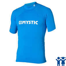 Mystic Stella Junior Short Sleeve Rashvest - Blu