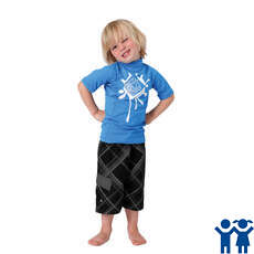 Mystic Star Short Sleeve Kitesurfing Kids Rashvest 2014 - Blue