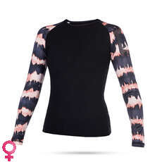 Mystic Sup Dazzled Manica Lunga Rash Vest - Rosa